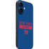 NFL New York Giants Blue Performance Series iPhone 16 Plus Skin